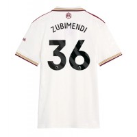 Stroje piłkarskie Arsenal Martin Zubimendi #36 Koszulka Trzeciej dla damskie 2025-26 Krótki Rękaw